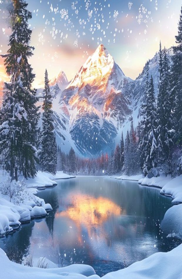 Winter Mountain Wallpaper