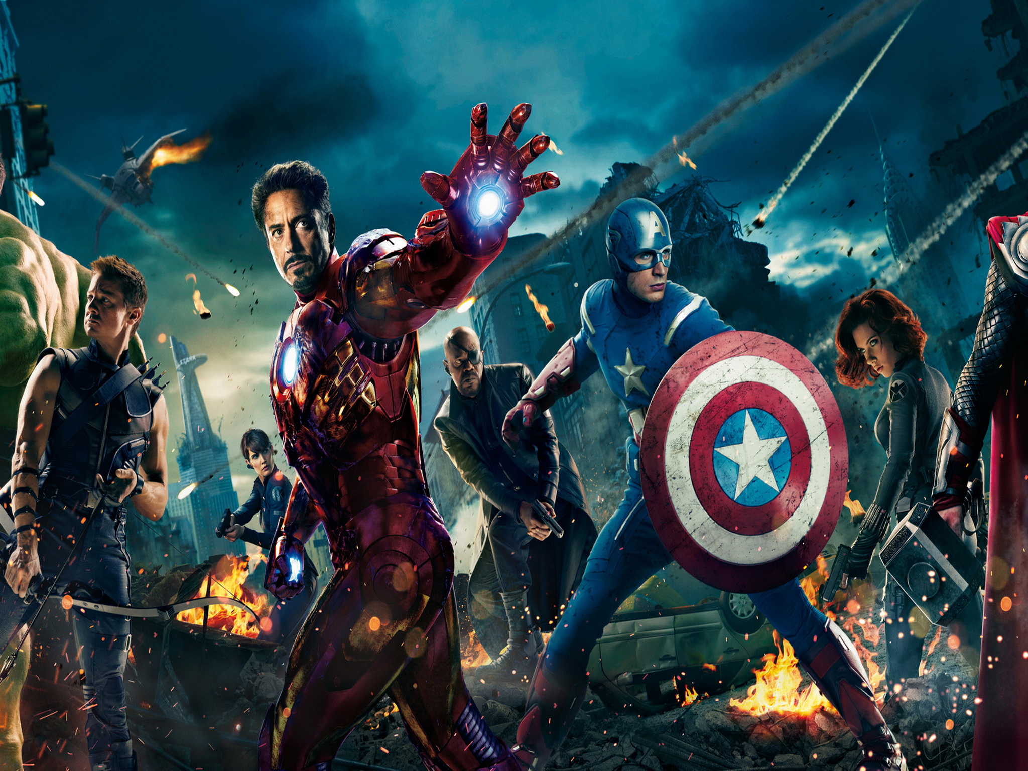 The Avengers iPad Wallpaper New Photos