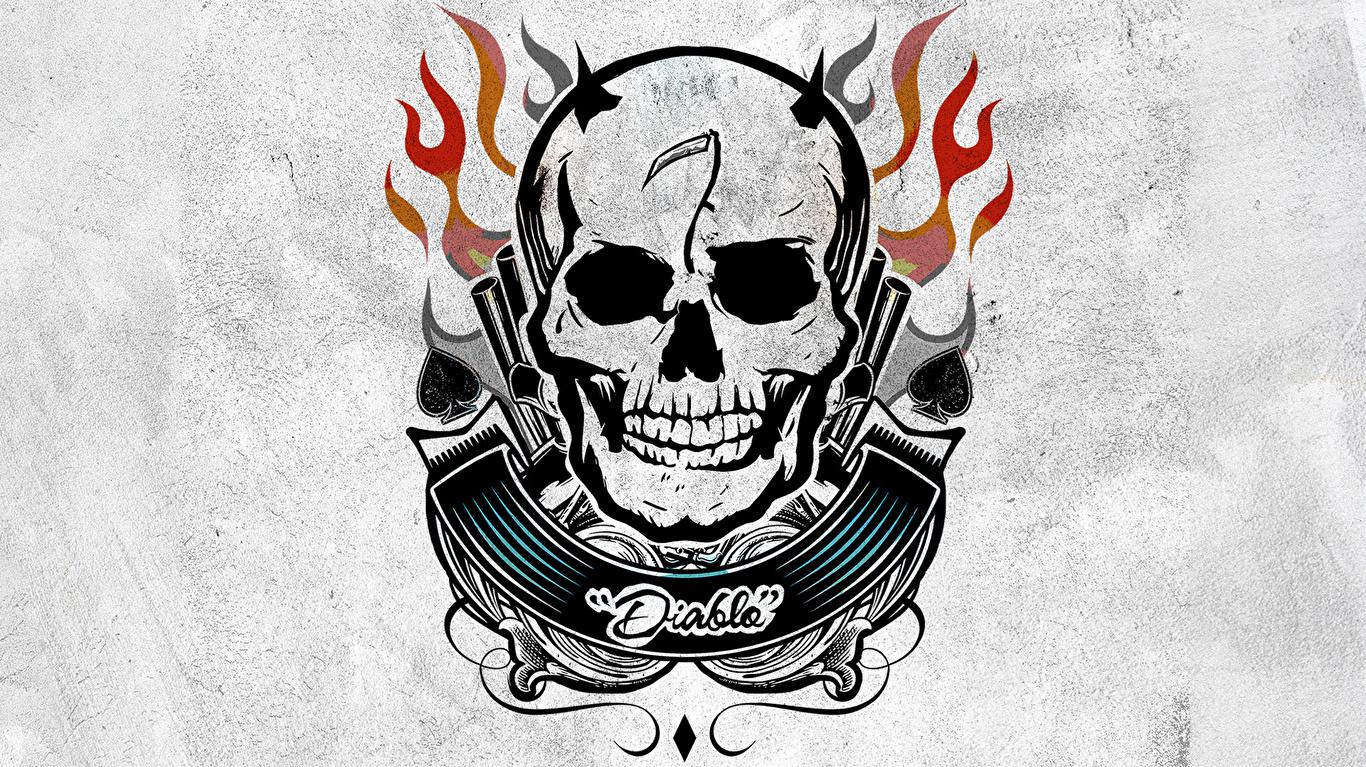 Pictures Suicide Squad Skulls Tattoos Logo Emblem El