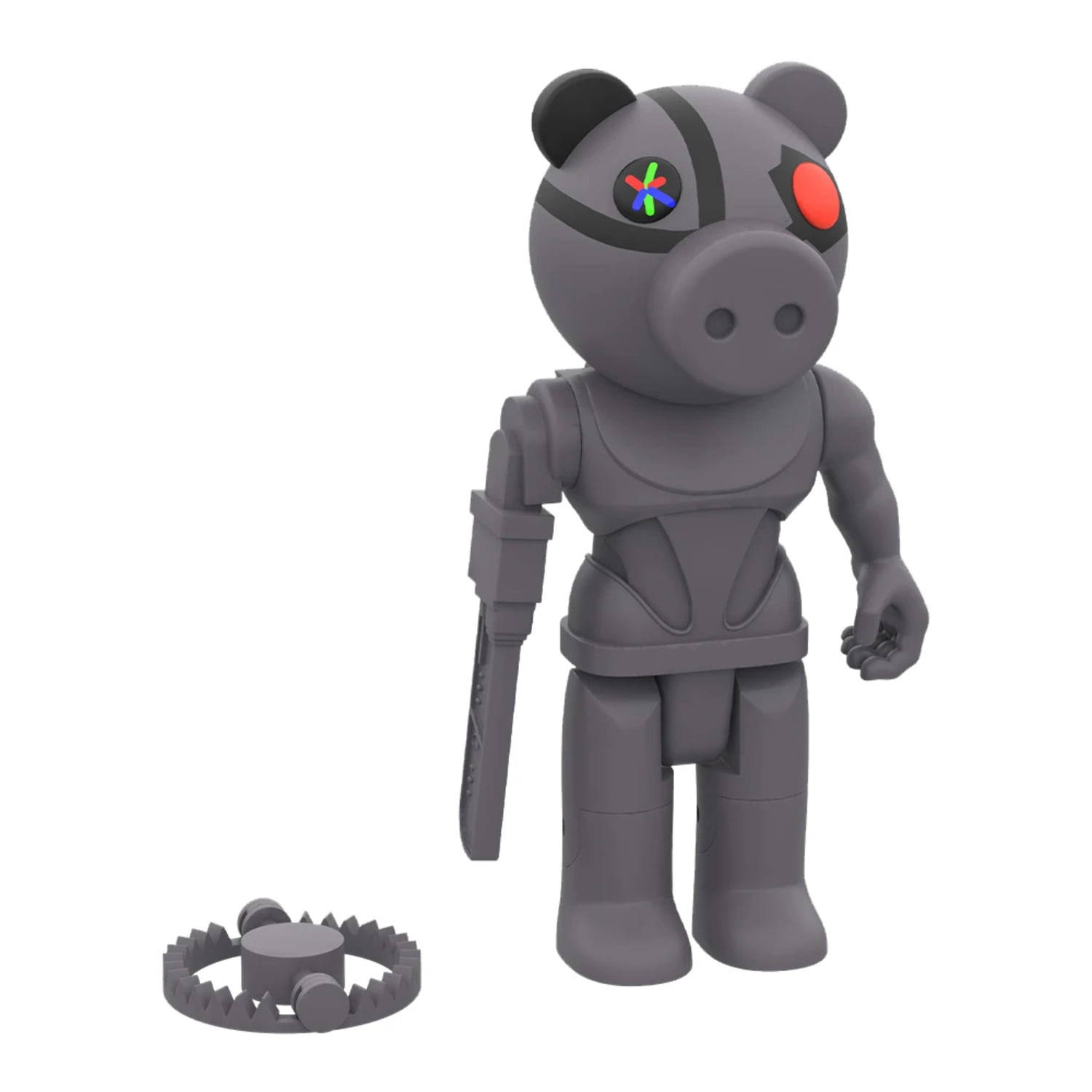 Robotic Piggy Character from Roblox Game: 4K Render