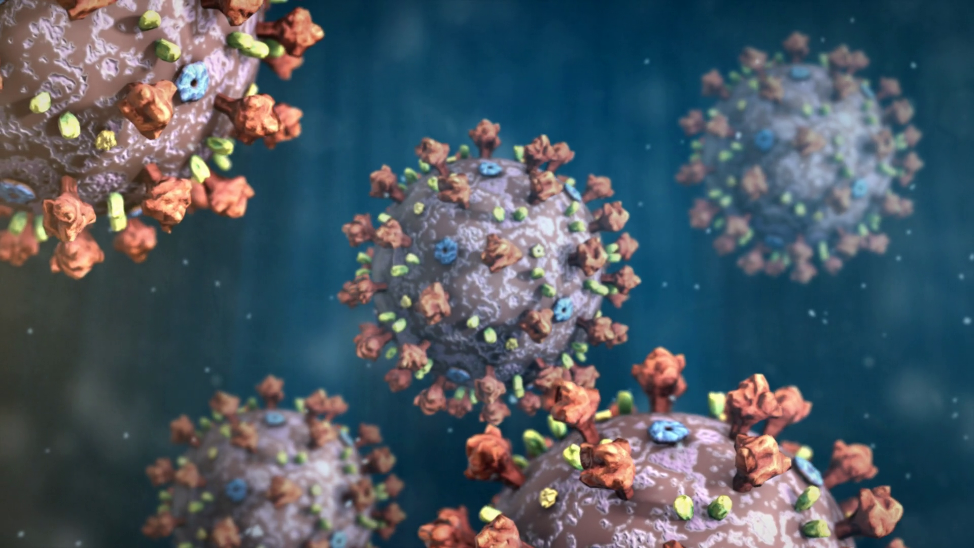 Close Shot Of The Coronavirus Wallpaper