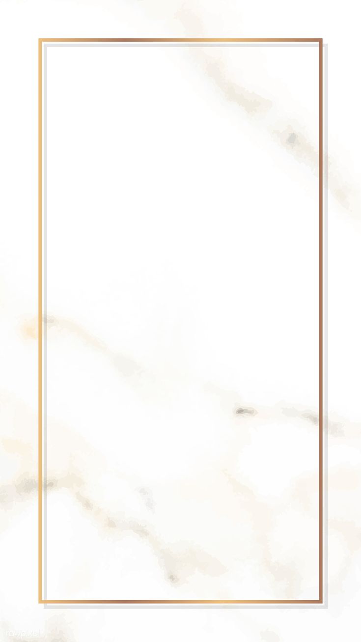 Rectangle Gold Frame On A White Marble Vector Premium Image By