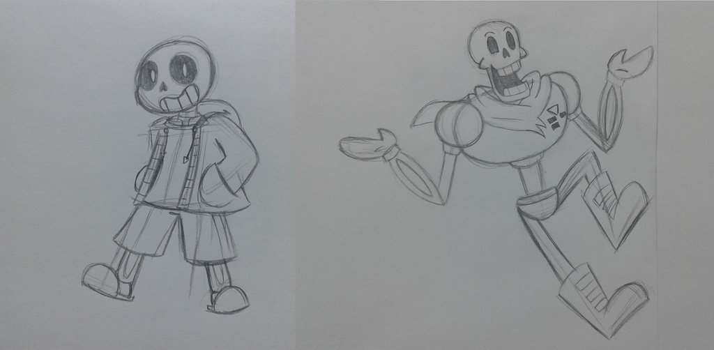 Sans And Papyrus By Chromchill12