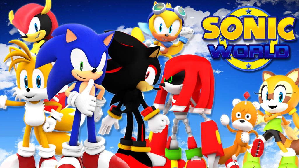 Sonic World Thumbs Up Render