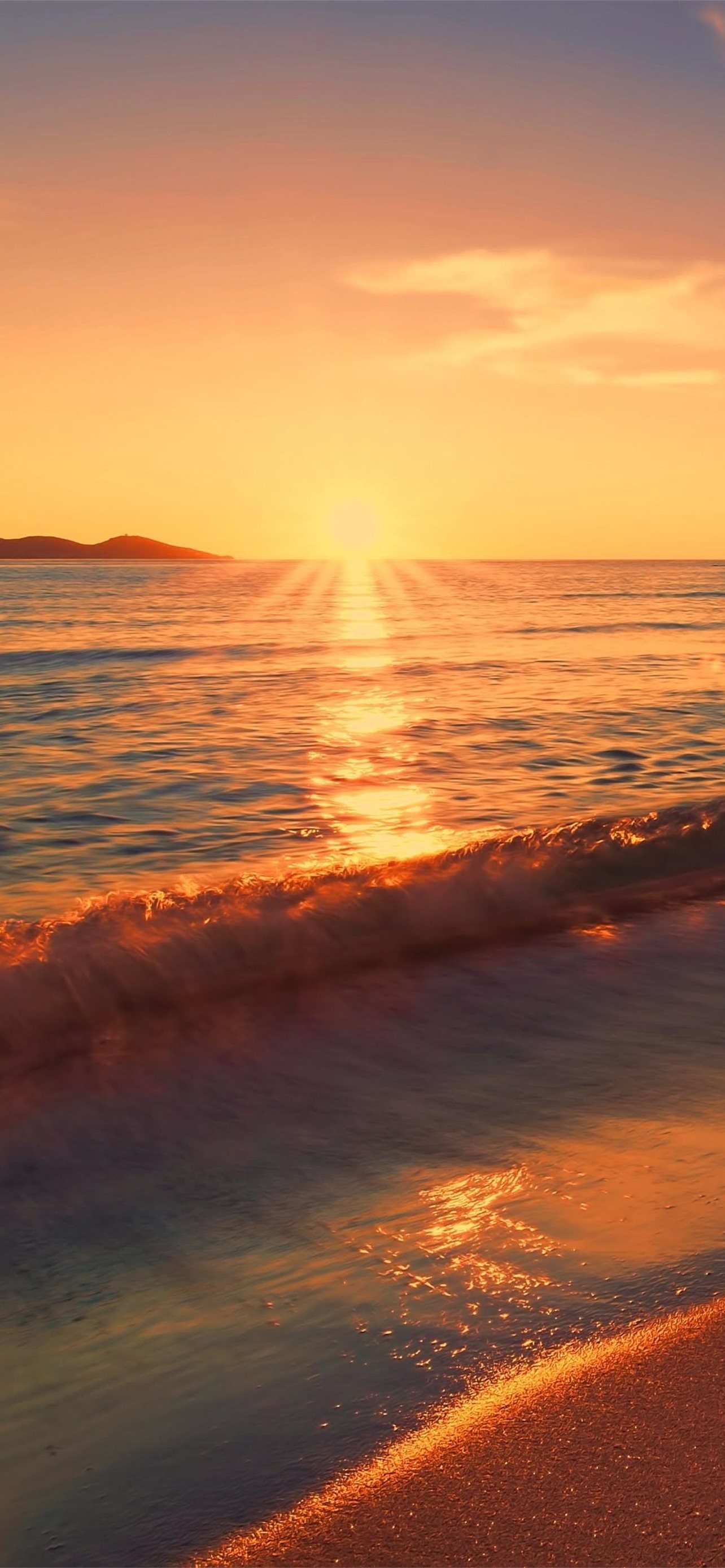 Sunset Beach iPhone Wallpaper