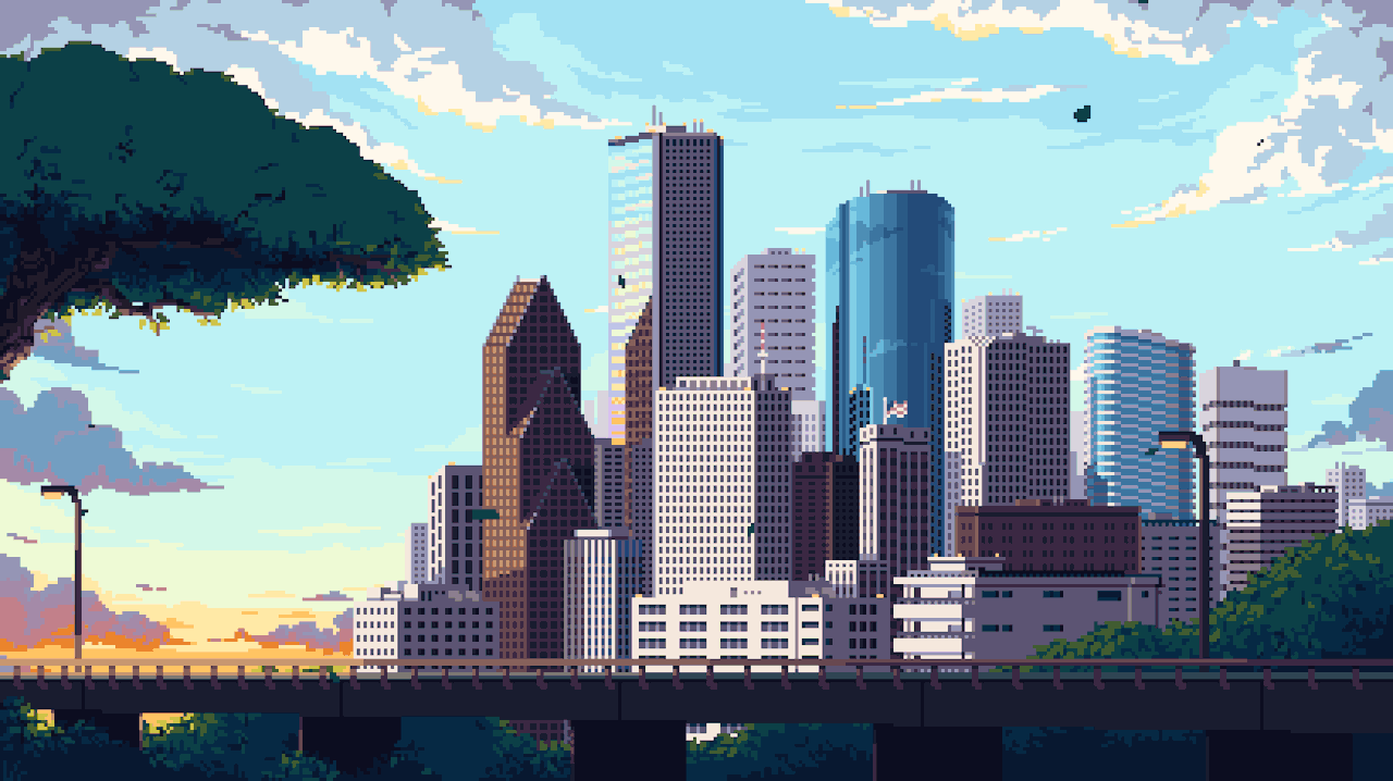 Pixel Animation City Skylines Gif By Isaith Gfycat