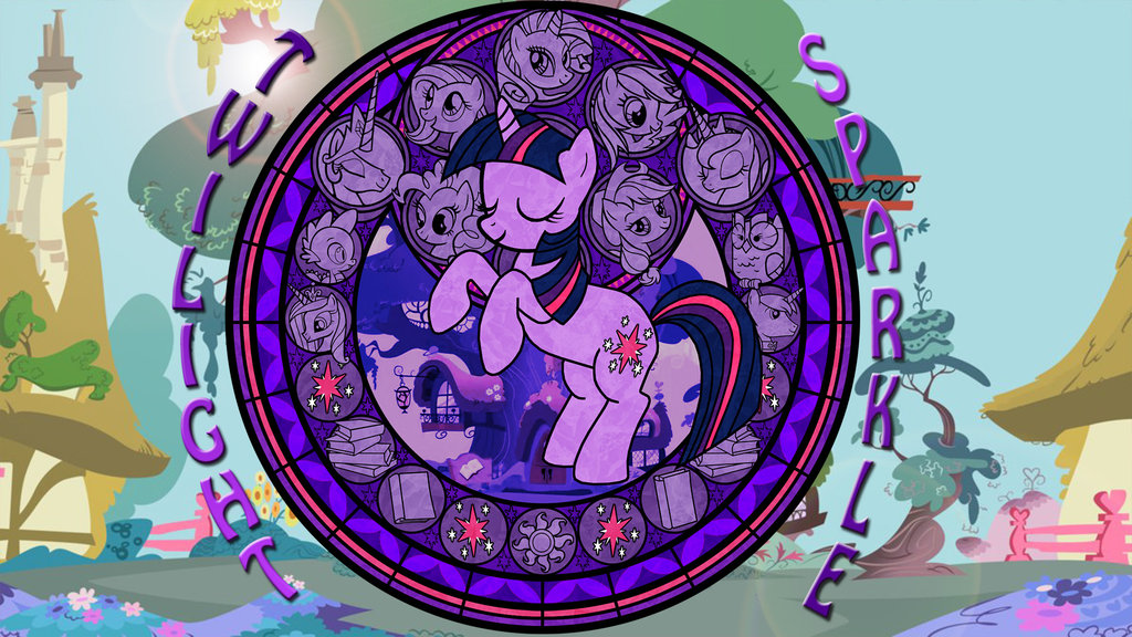 Wallpaper Stained Glass Twilight by Barrfind on deviantART