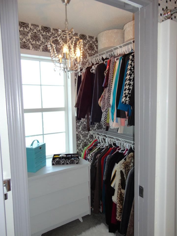 Into Dream Closet Even If It Is Small With Some Paint Wallpaper
