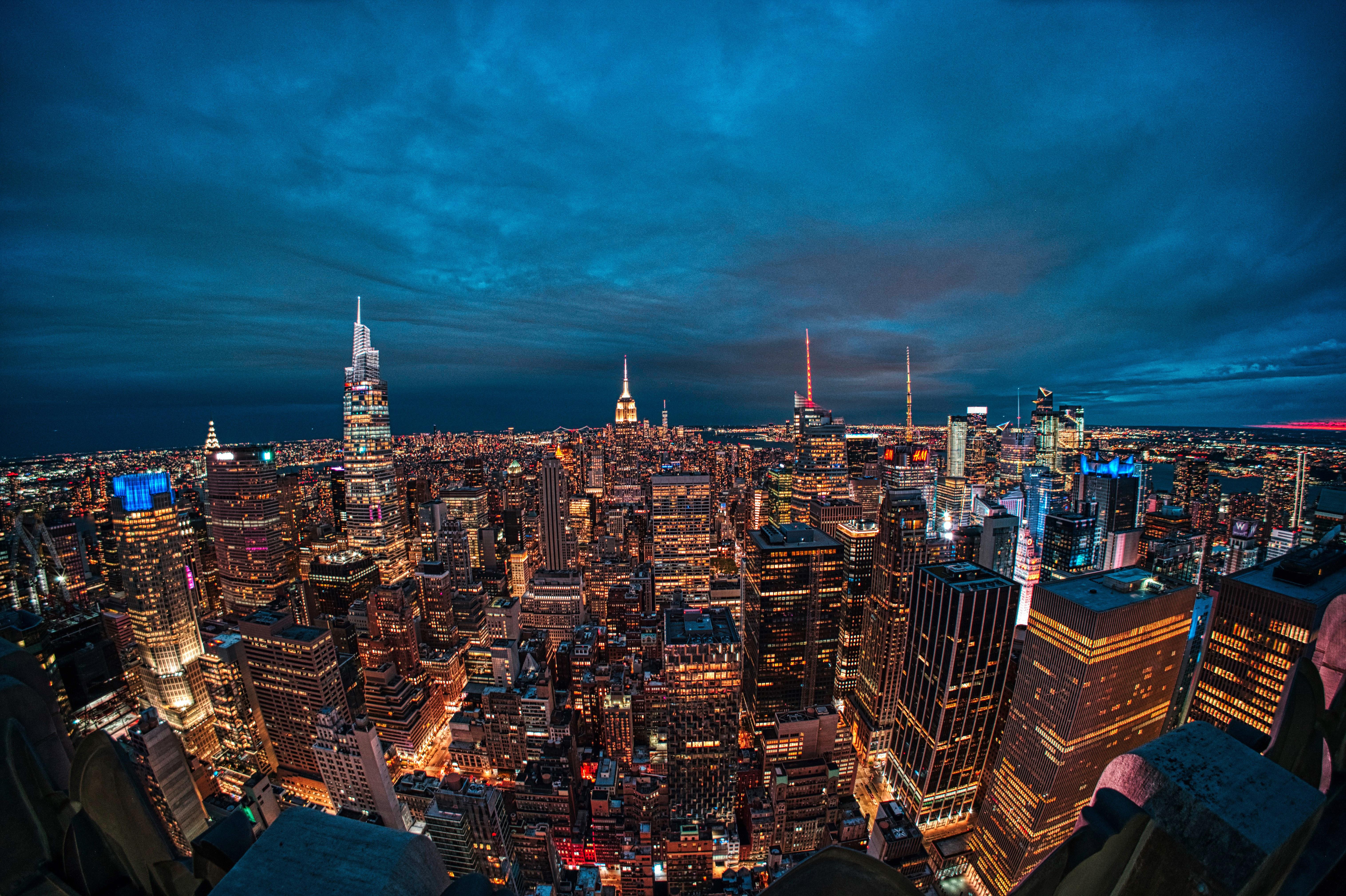 Man Made Manhattan 4k Ultra HD Wallpaper