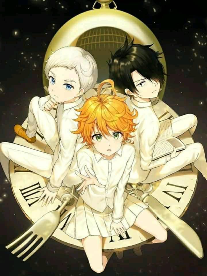 Wallpaper Norman X Emma Ray The Promised Neverland