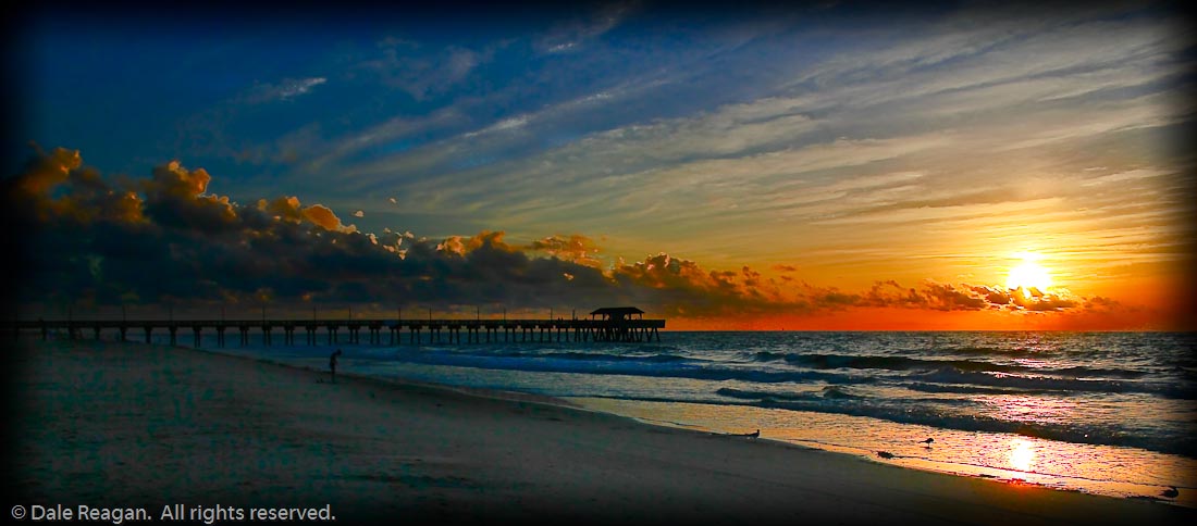 Tybee Island Fishing Pier At Sunrise Photo By