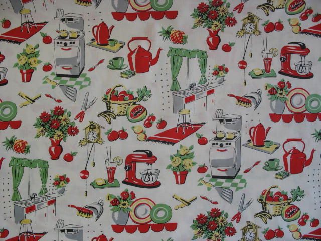 Retro 50s Kitchen Wallpaper Everything