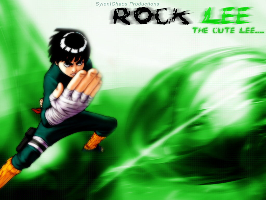 The Naruto Anime Wallpaper Titled Rock Lee