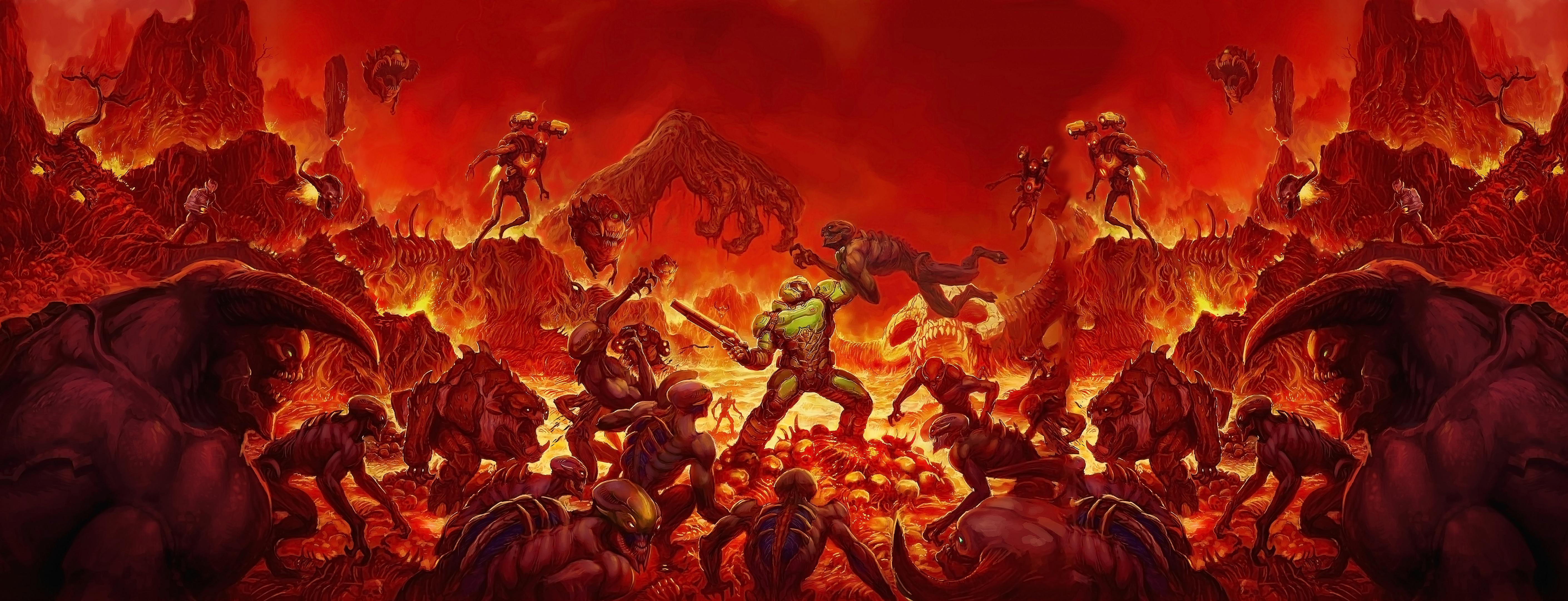 Doom Video Games Wallpaper HD