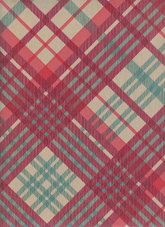 Tartan Wallpaper Vivienne Westwood designed tartan wallpaper in taupe
