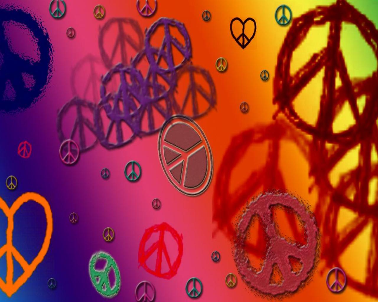 Peace And Love High Quality Resolution Wallpaper On