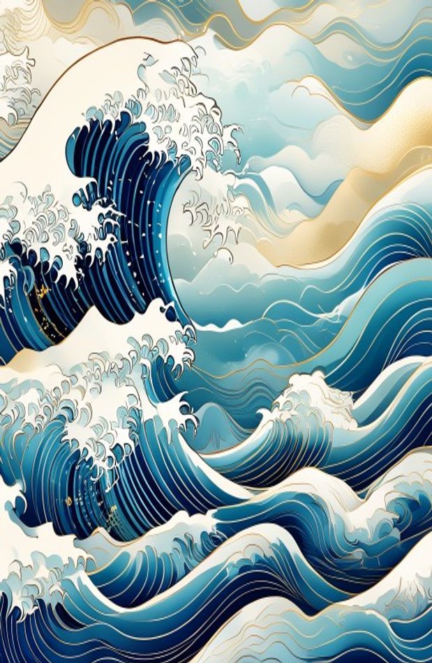 Japanese Wave Wallpaper