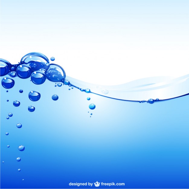 Blue Water Background Vector