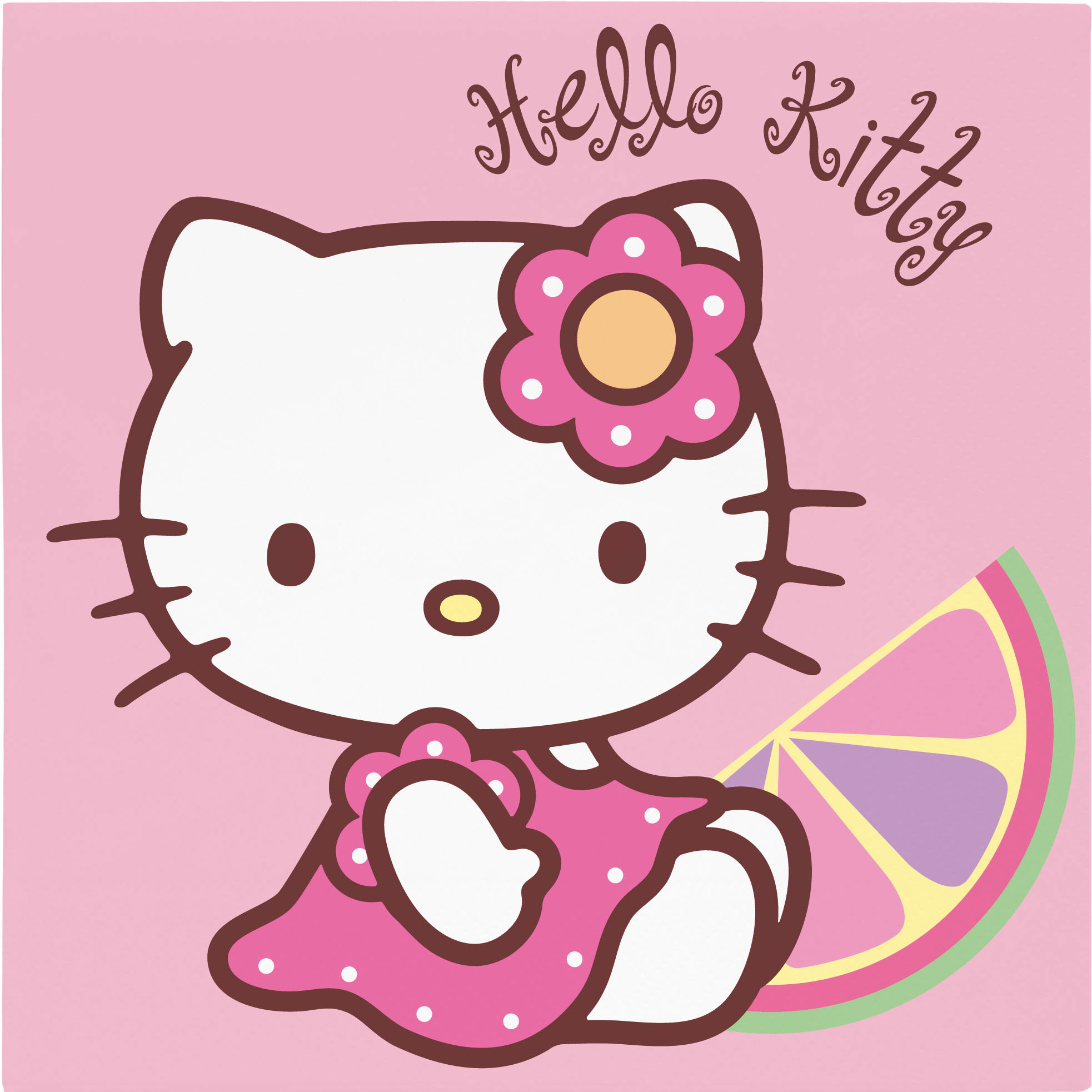 Hello Kitty Bamboo HD Wallpaper For iPad Mini Cartoons