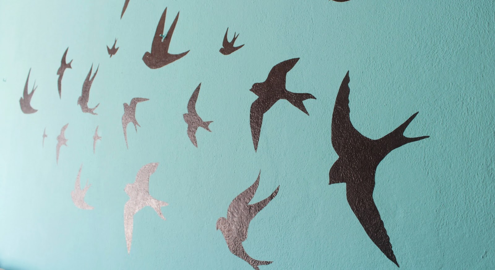 Swallows Wall Decor Curly Made
