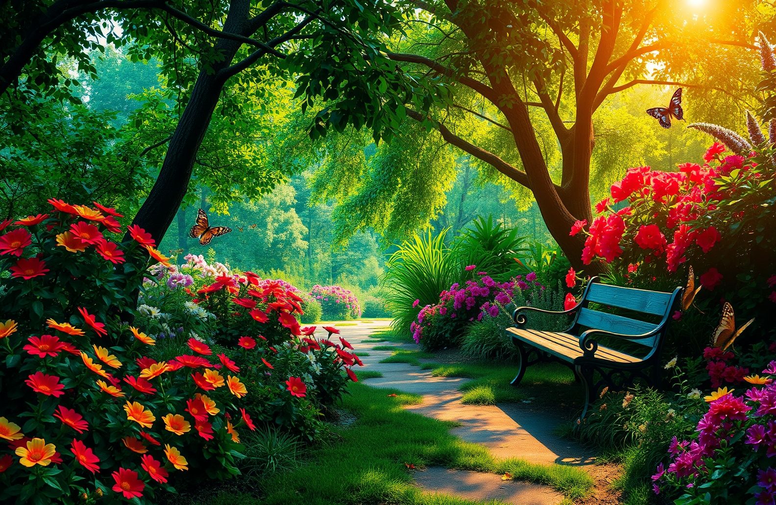HD Garden Wallpaper