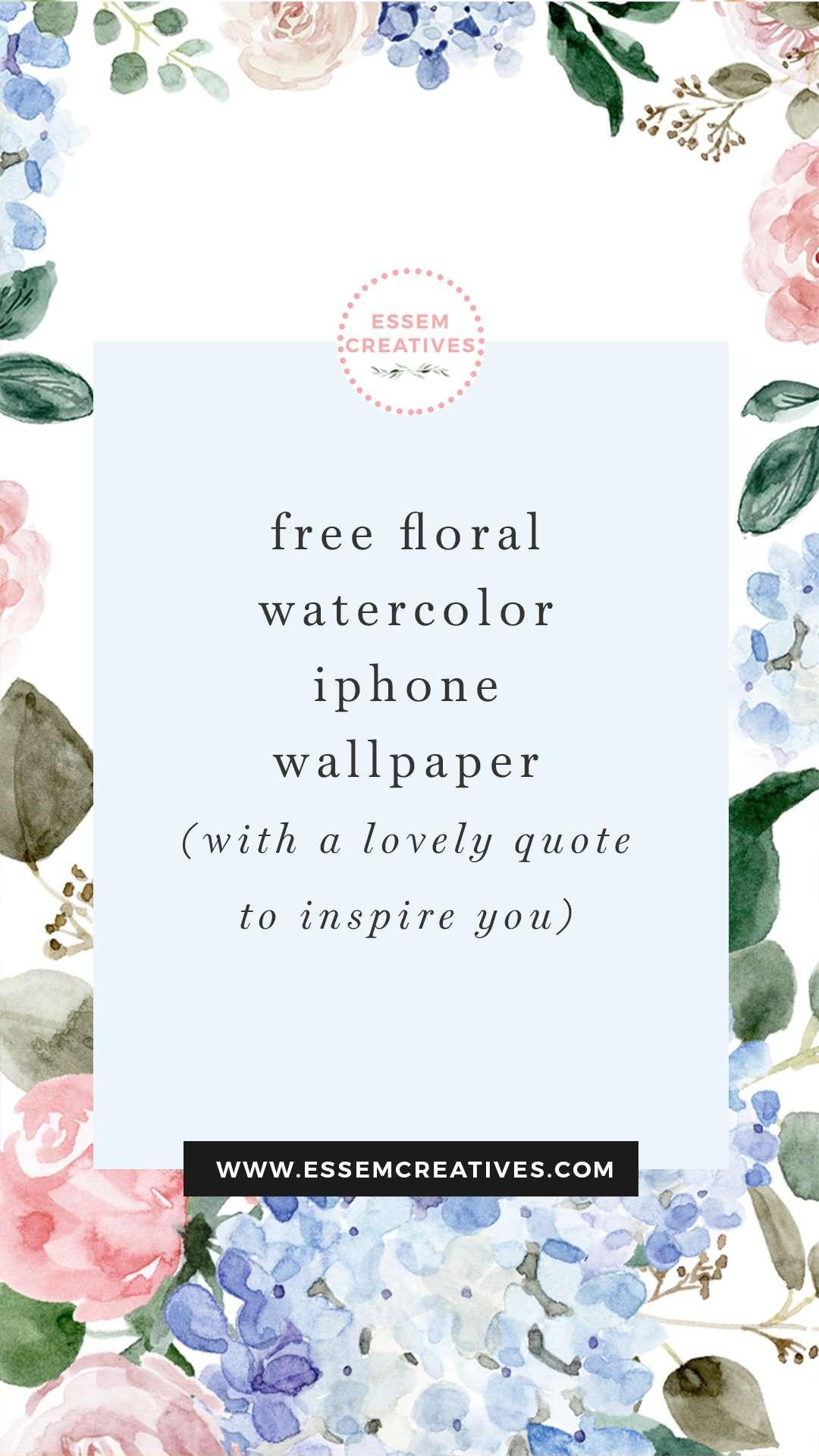 Postcard From Maldives And A Floral Watercolor Wallpaper For