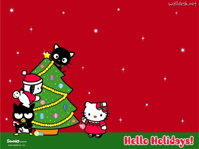 Hello Kitty Christmas Pictures In High
