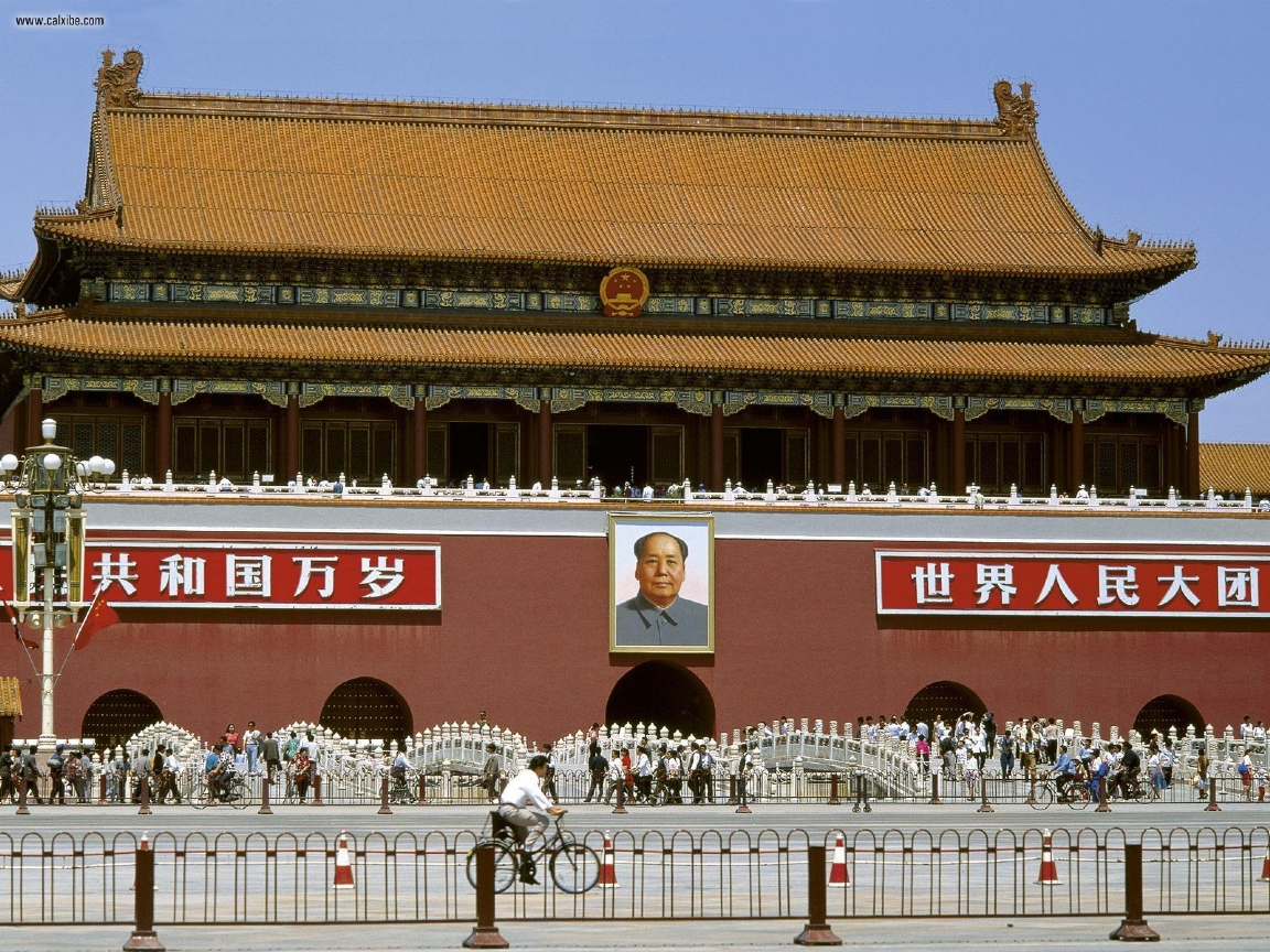Known Places Tiananmen Gate Beijing China Desktop