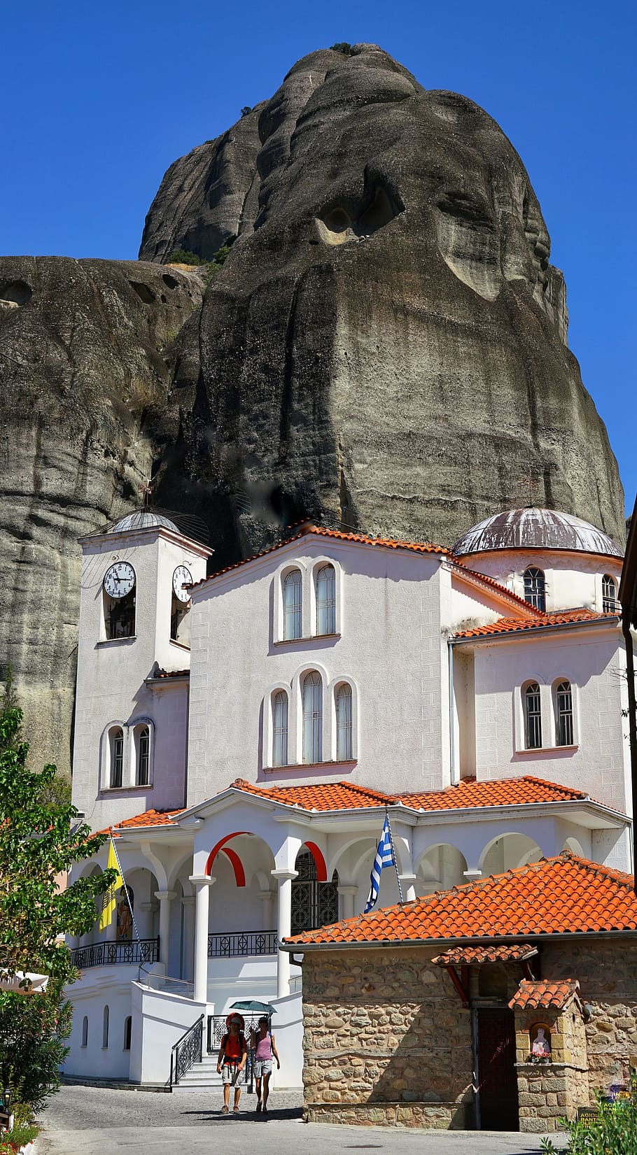 HD Wallpaper Kalambaka Meteora Greece Monastery Street Scene