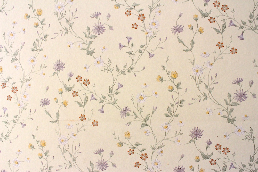 50s Floral Wallpaper Dining room wallpaper 1000x667