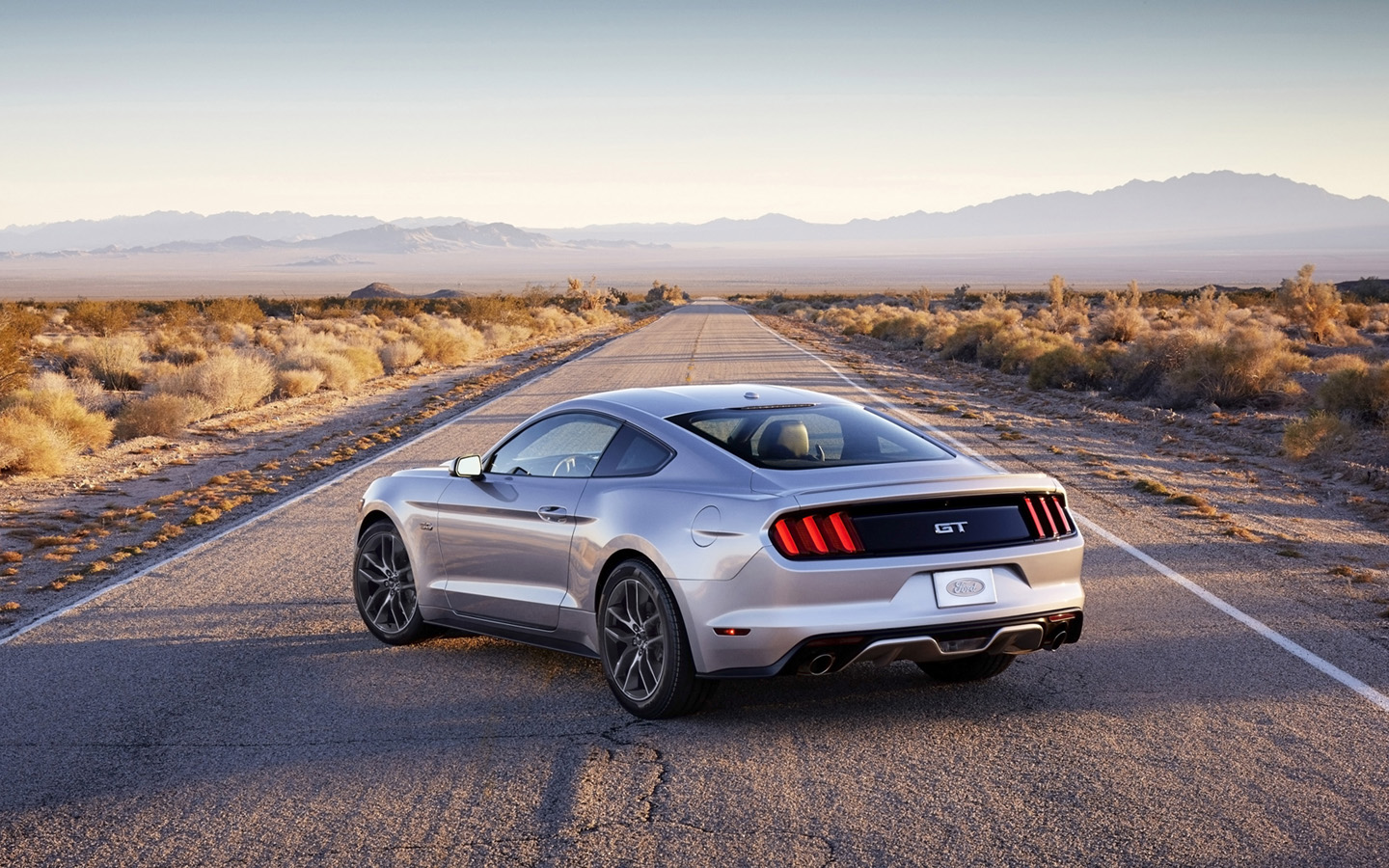 Ford Mustang Silver Static Wallpaper