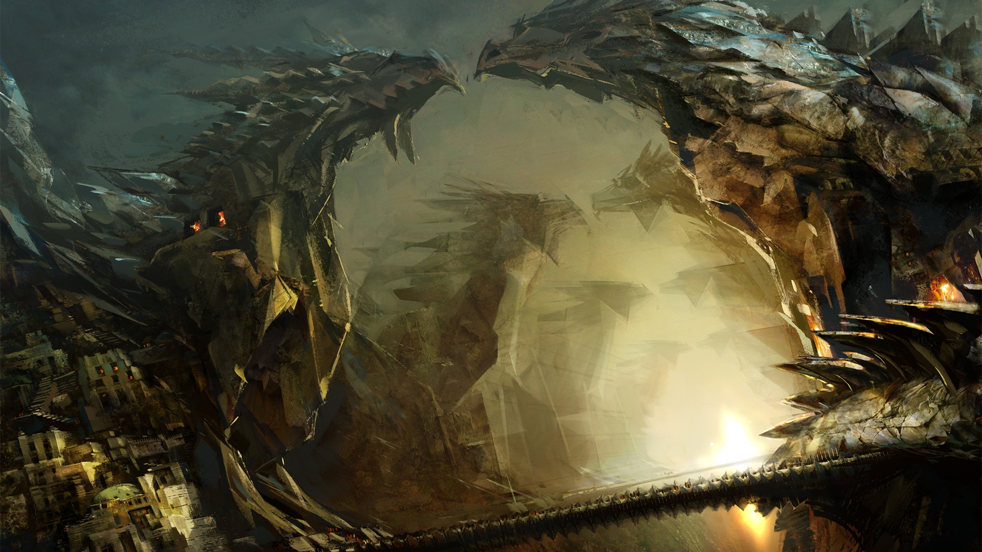 Dragon Gateway Wallpaper HD