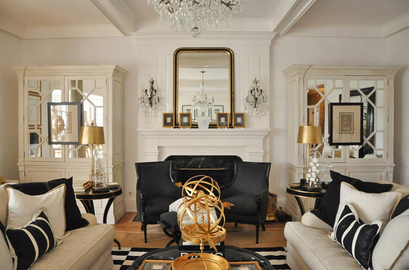 Featured Home Black White And Gold Themed D Cor