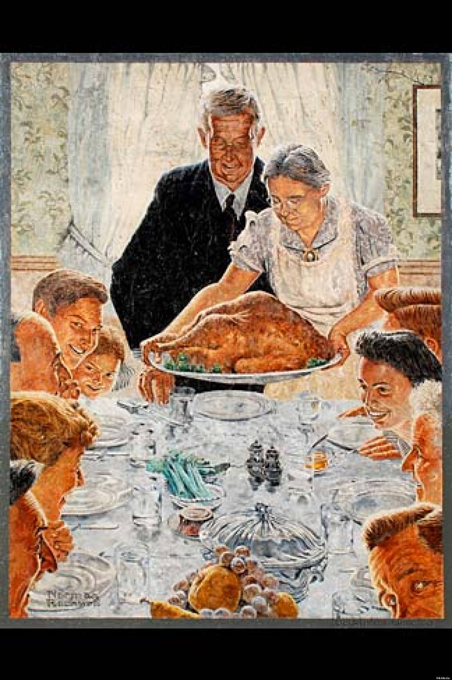 Norman Rockwell Thanksgiving Wallpaper