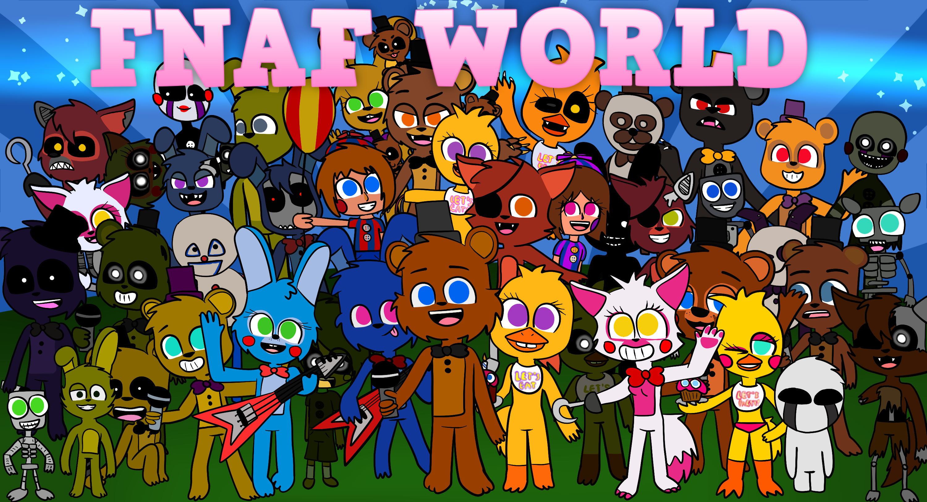 Fnaf World Thanks For Watchers By Lafergas