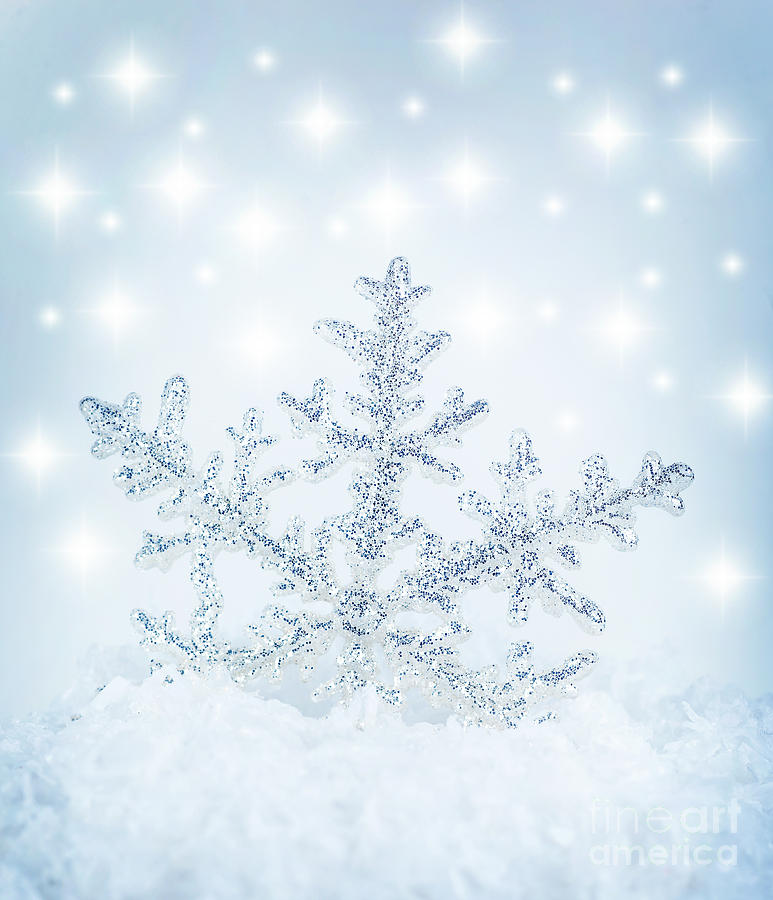 Snowflake Background By Anna Omelchenko