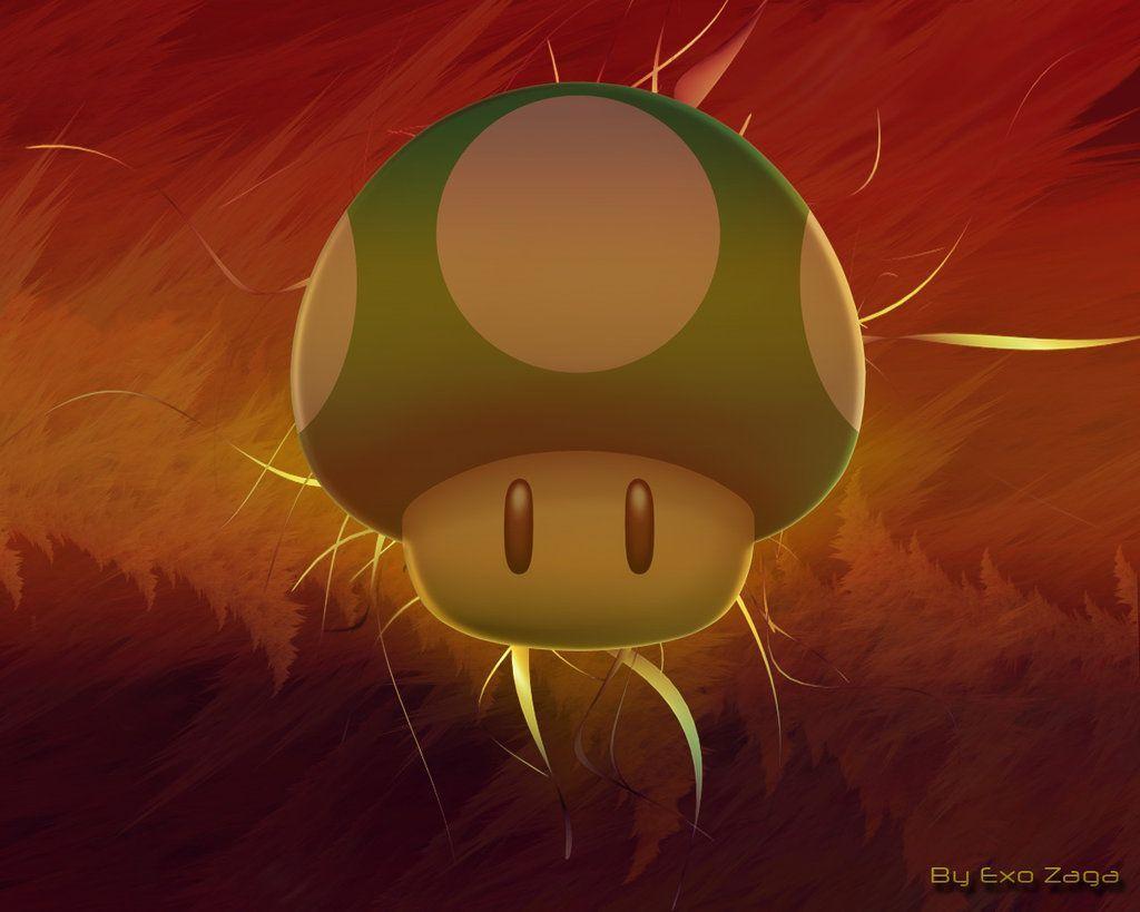 Mario Mushroom Wallpaper
