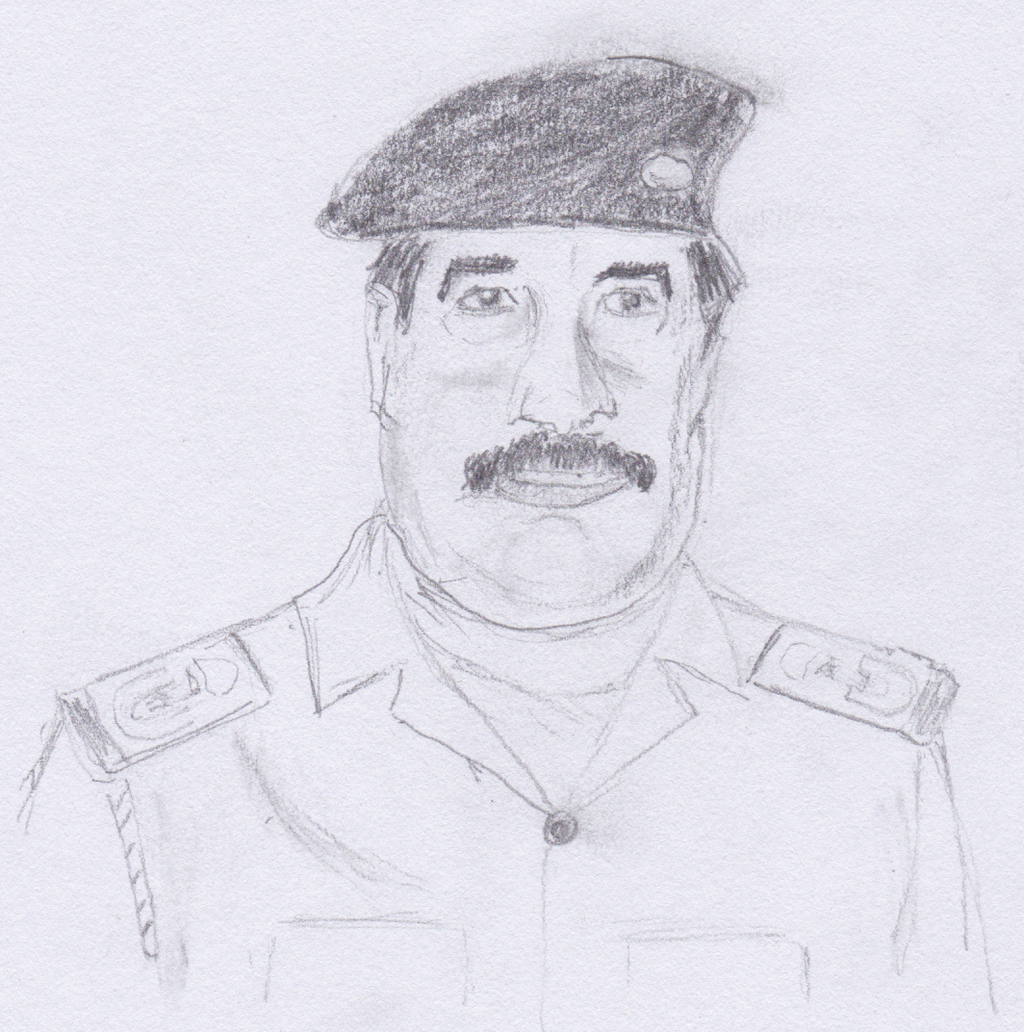 Saddam Hussein By Asgergabriel