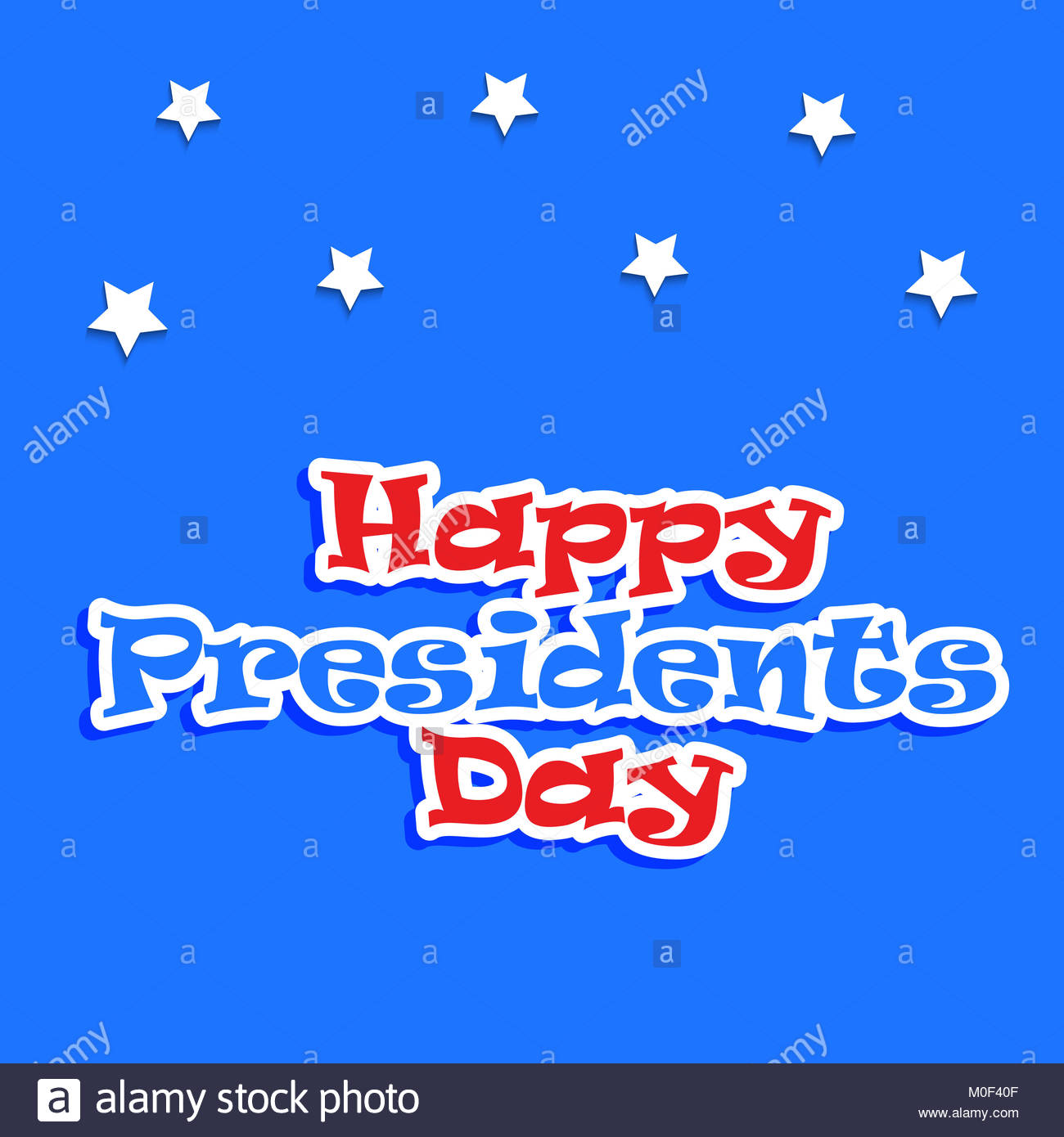 Illustration Of Usa Presidents Day Background Stock Photo