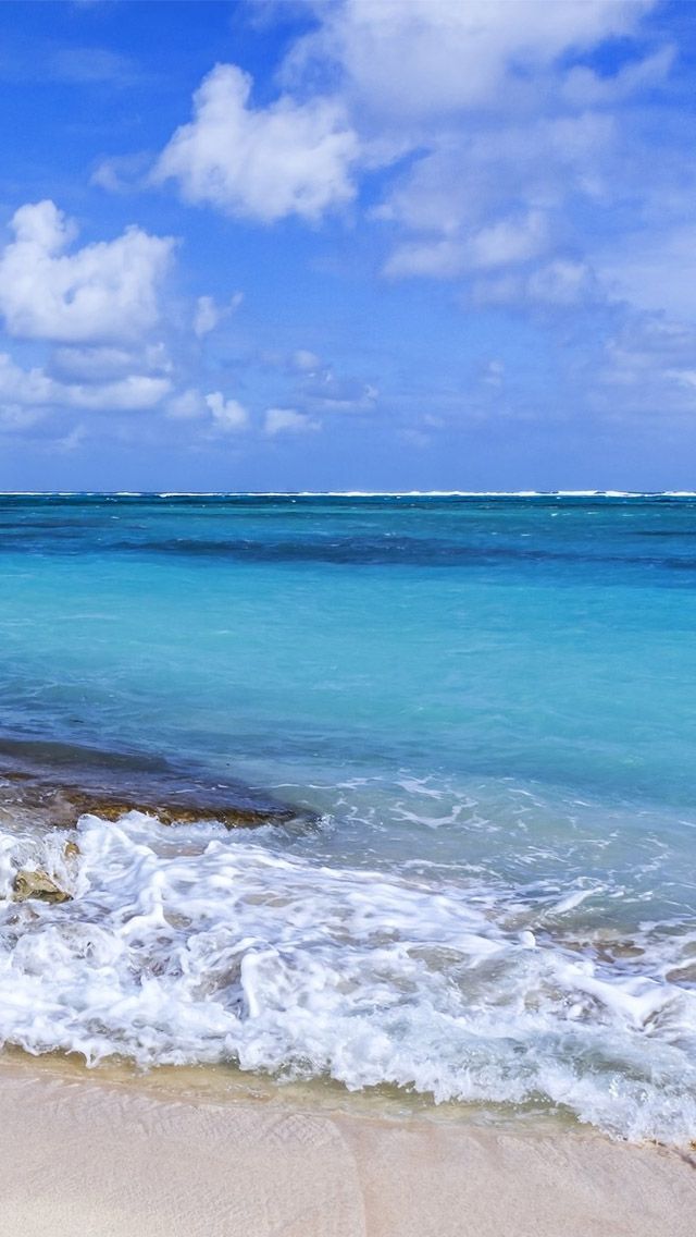 Calm Ocean Waves 1 iPhone Wallpapers Ocean waves Ocean pictures