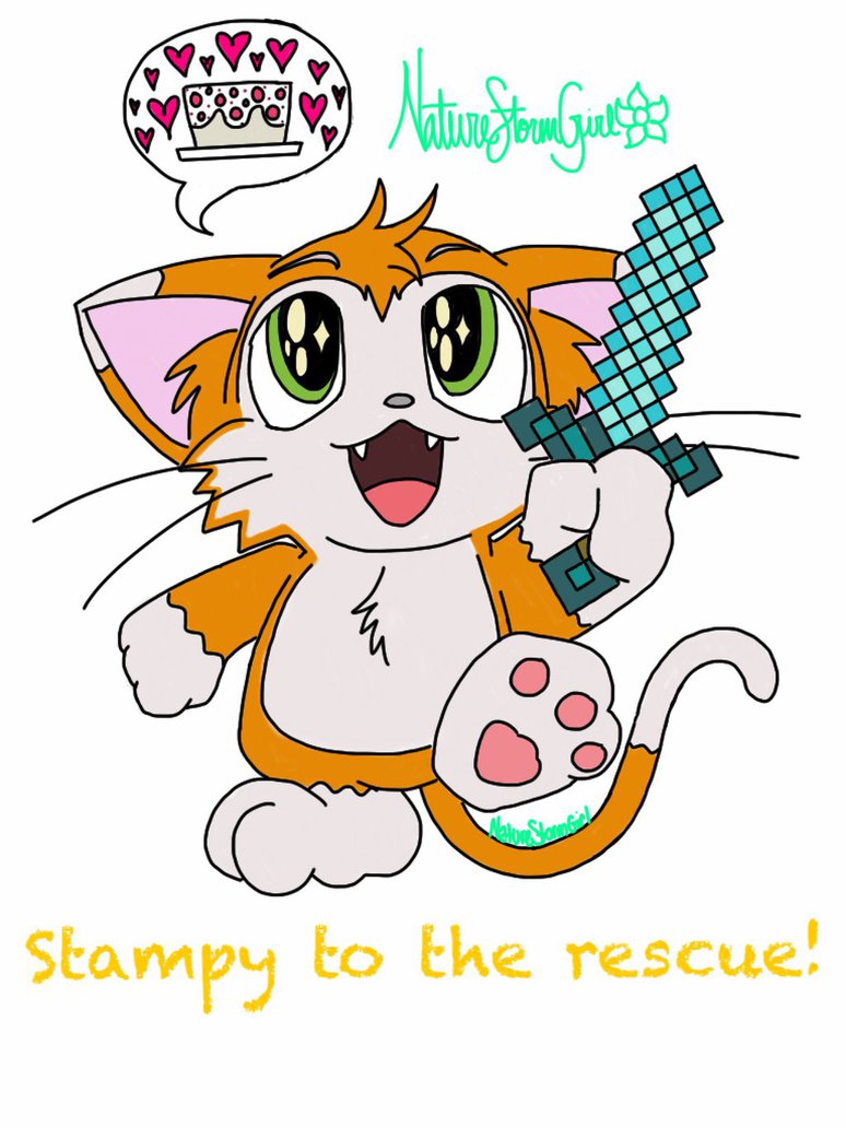 stampy and friends cartoon clipart