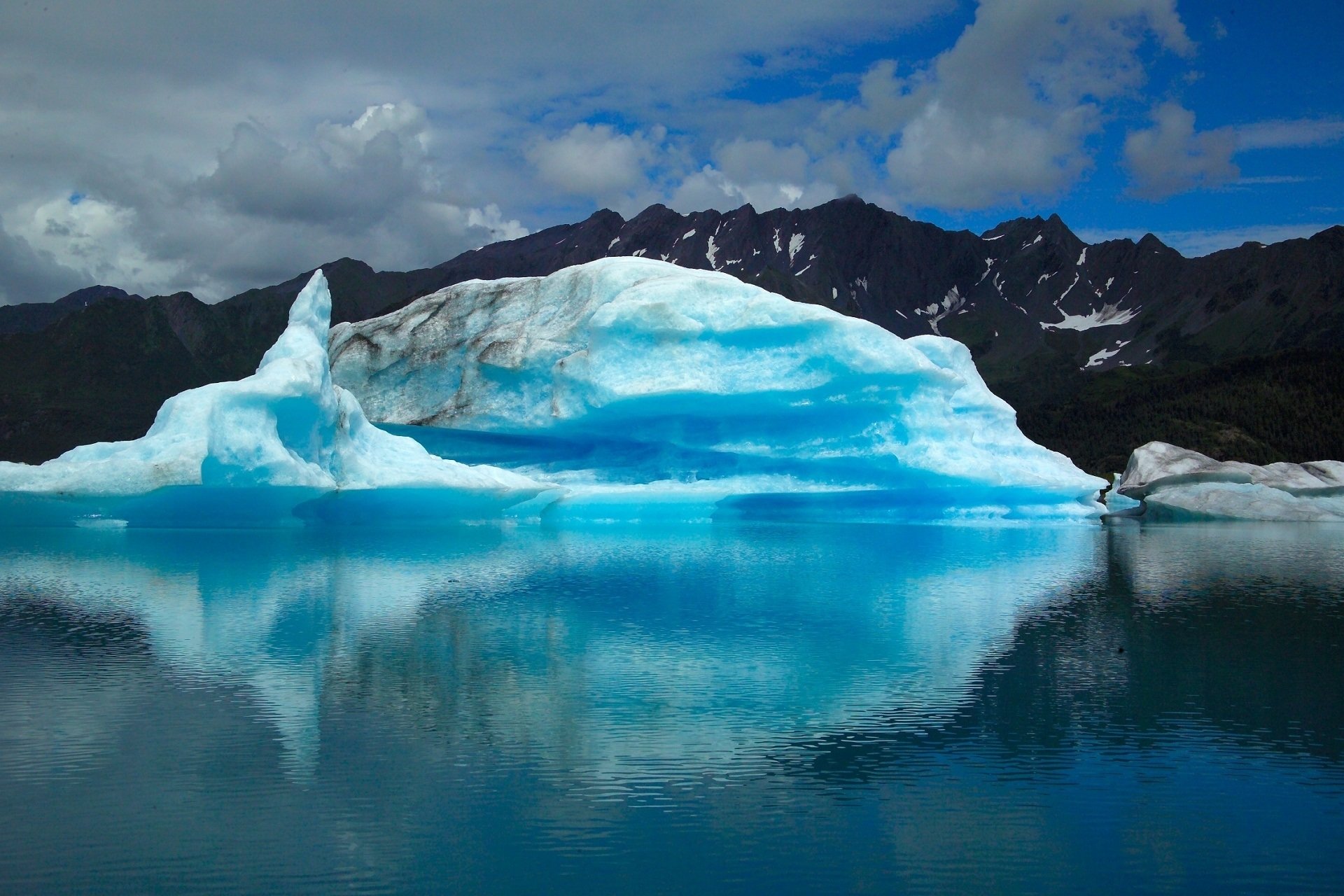 Glacier In Kenai Fjords National Park Alaska America HD Wallpaper