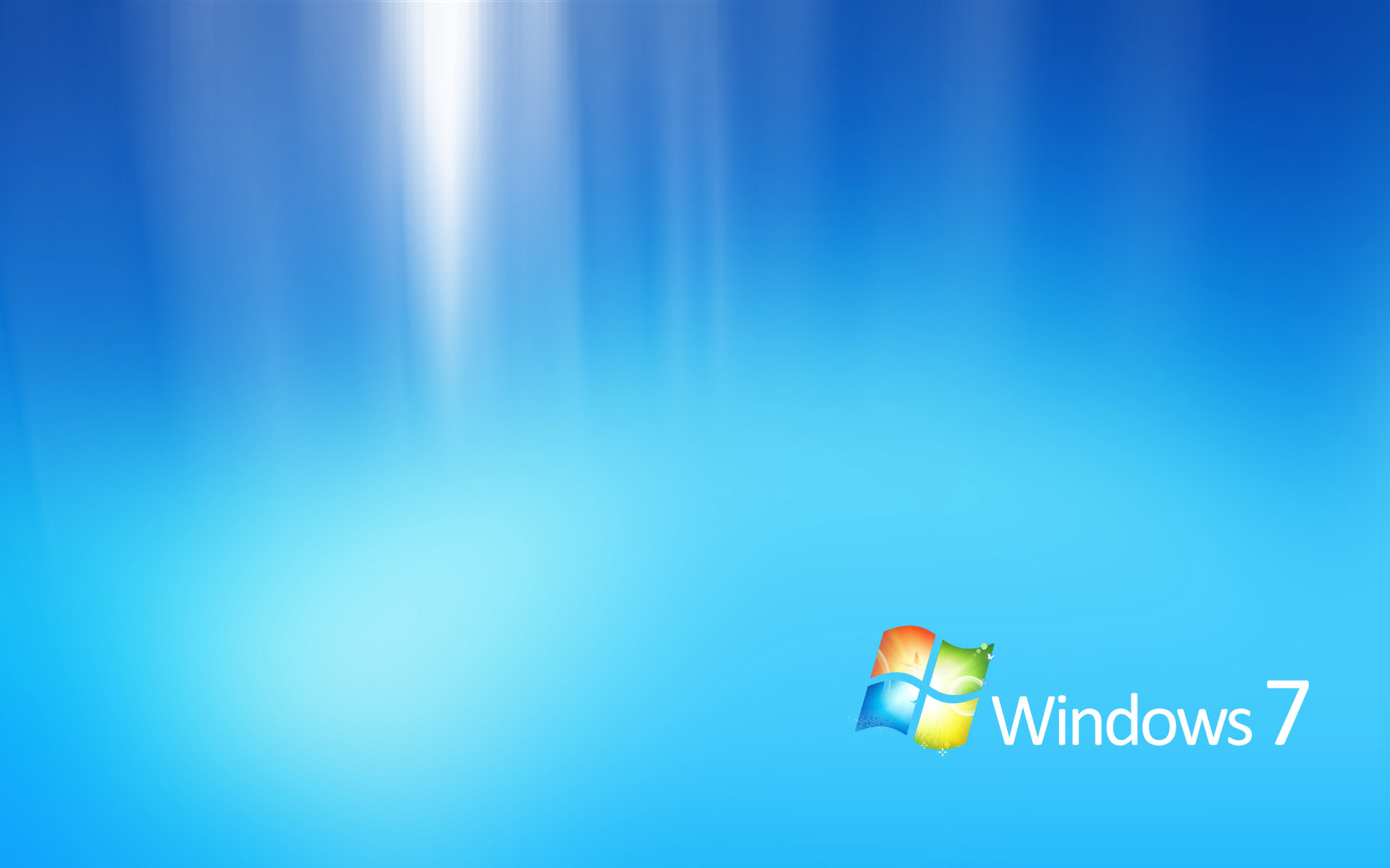 dell win 7 blue wallpaper