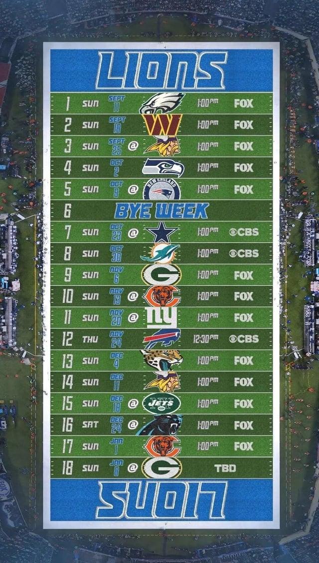 Has Anyone Made A Schedule Football Field Phone Background