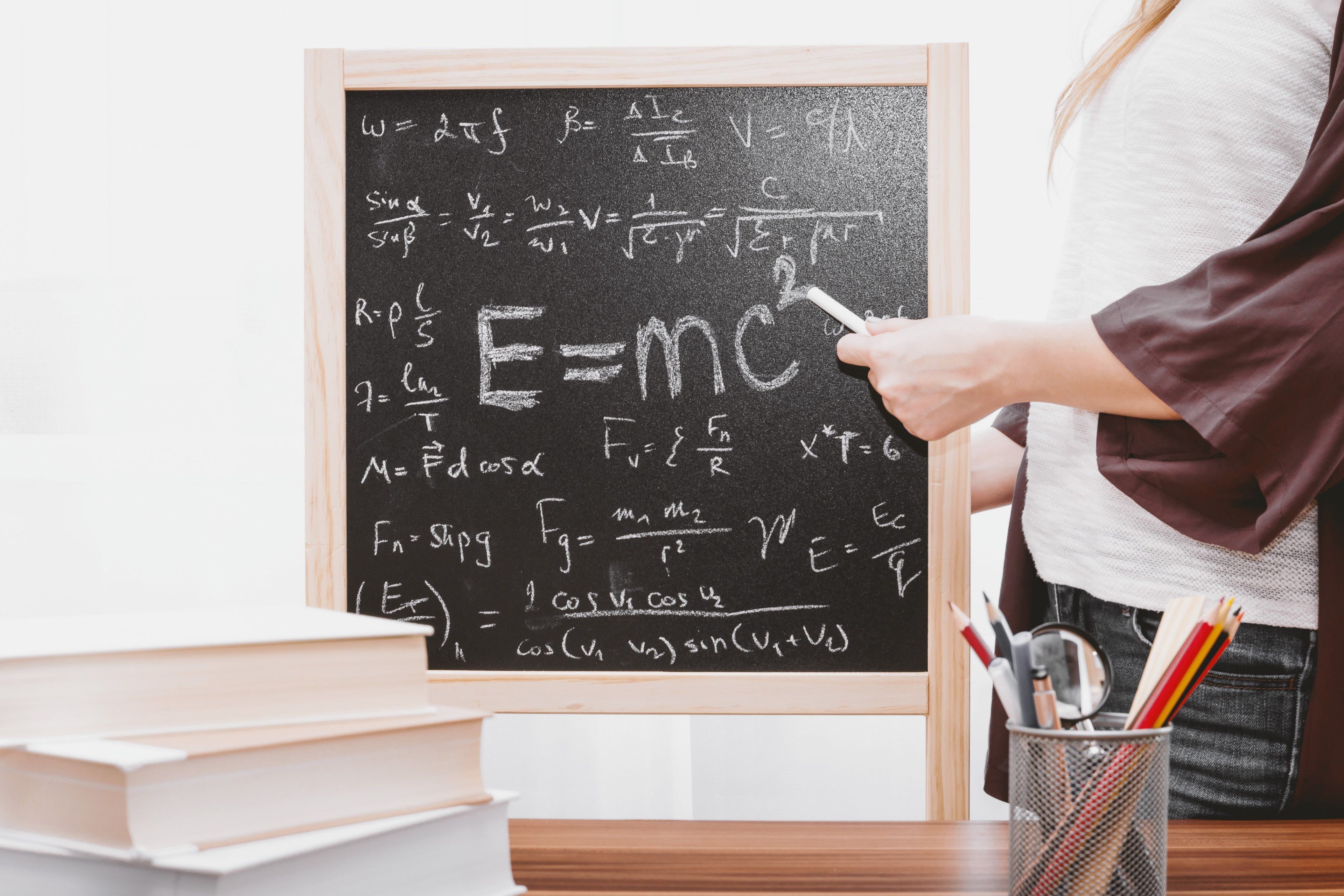 Wallpaper Chalkboard Maths Math And Teaching HD 4k