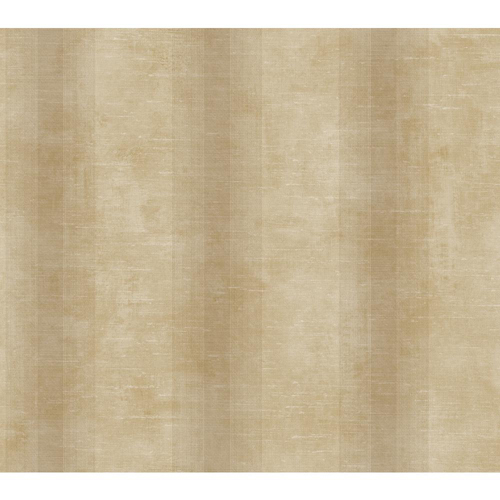 Nantucket Sand and Dusty Sand Woven Stripe Wallpaper