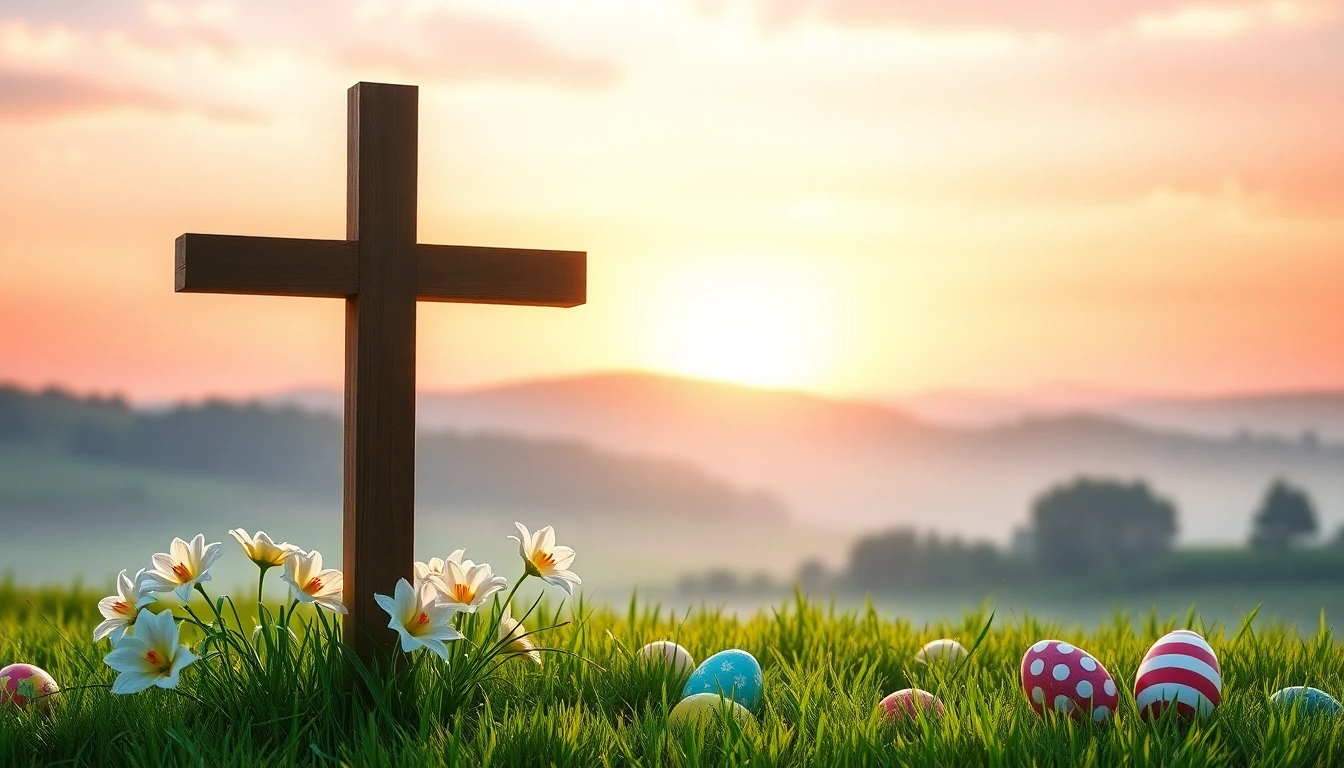 Religious Easter Background