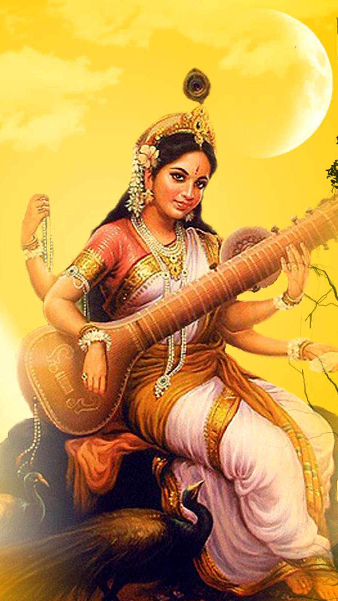 Saraswati Mata Wallpaper