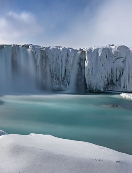 Frozen Waterfall Wallpaper For Amazon Kindle Fire HD