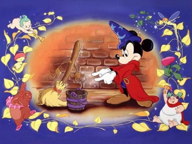 Disney Mickey Mouse Halloween Magic Wallpaper Coloring S